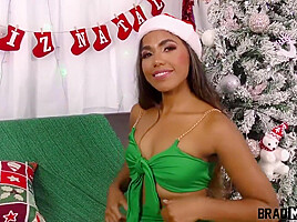 Gabi Oliveira Orgia Natalina Ninfeta Rabuda E Fodida Por Do