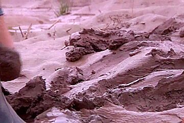Gal humilated in the mud two