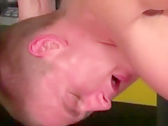 Gay muscle gets stuffed with dick by straight guy