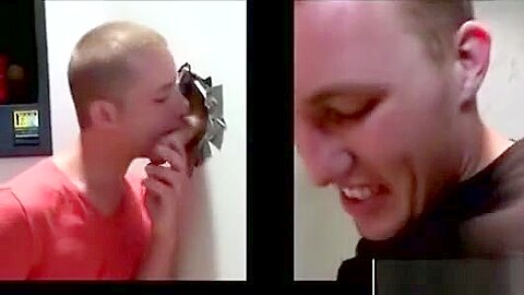 Gay straight amateur gloryhole blowjob