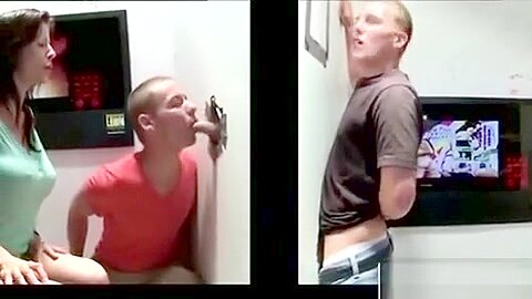 Gay straight amateur gloryhole blowjob