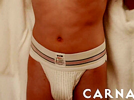 GayCest Austin Young in briefs felt up by dirty stepdad Mr Armstrong