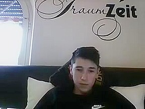 German Cute Boy With Sweet Ass Big Cock On Cam