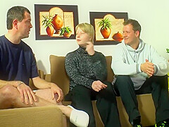 German Pussies Spread And Smashed By Two Big Cocks - 3