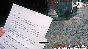 German mature milf with big tits pick up a teen 18+ for first time lesbian blind date pov