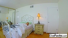 Gets Woken Up For A Creampie With Elsa Jean