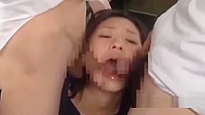 Getting Her Pussy And Mouth Fucked By Schoolguys Facials Cums To
