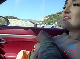 Gfe Hookup And Playing With Zoey Jpeg In The Car On This Date - Warmup And Pussy Play