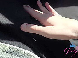 Gfe Hookup And Playing With Zoey Jpeg In The Car On This Date - Warmup And Pussy Play