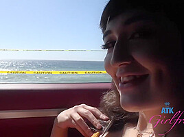 Gfe Hookup And Playing With Zoey Jpeg In The Car On This Date - Warmup And Pussy Play