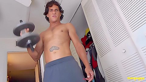 Giant's Workout Interrupted - Tony Cazzo