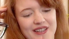 Ginger teen 18+ Facialized By Black Stepdad