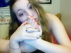 Girl Cums From Smelling Her Ass