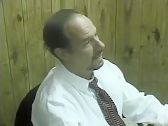 Girl interviews for job gets fucked - Old school vhs porn