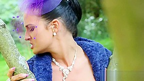 Glam clothed lesbos pee