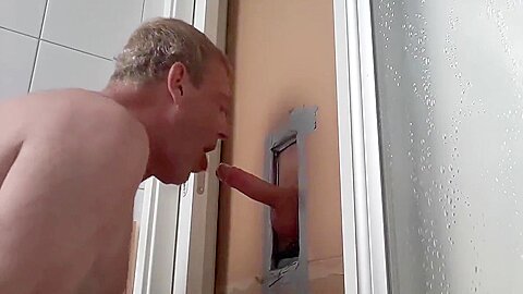 Gloryhole Hetero Blowjob