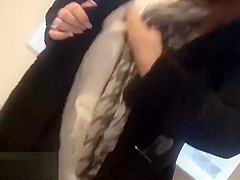 Granny amateur masturbates and shows off old pussy