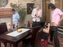Group Sex Turned Into Orgy With Milfs Who Cant Resist Getting Turned On Fucked And Filled With Cum