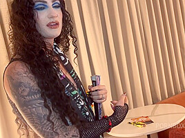 Groupie Girl Gives Up Her Ass and Drinks Piss for VIP Passes - PissVids