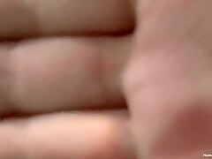 Guy Gets Bent Over And Pegged By A Tiny Redhead