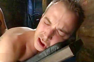 Guy in bondage fucked by Vanity
