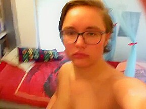 Hairy FTM Oils Up and Fucks Pussy With Large Dildo
