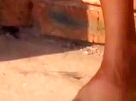 Hairy Pussy Black African Babe Tortured Bonded