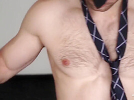 Hairy Sam Quick Tied Up In A Shop