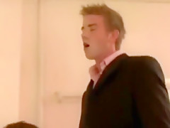 Handsome teen 18+ enjoy sucking Matt's huge dick