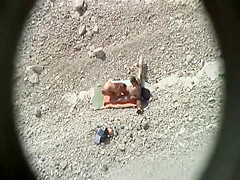Hard fuck on the warm beach