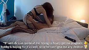 Has A Breeding Session With Her Alpha Lover On Holidays, While Beta Hubby Films Them
