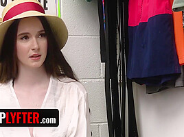 Hazel Moore - Summer Vacation In Jail Or A Quickie With The Loss Prevention Officer Feat