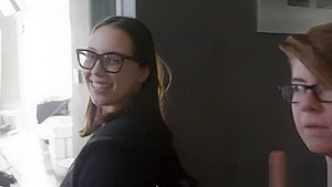 High heeled lesbian fingering