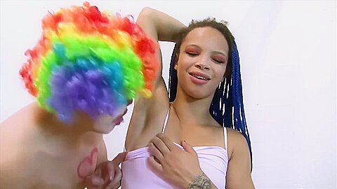Hipster teen 18+ Gets Fucked By A Horny Clown