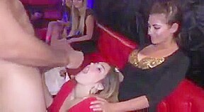 Hit ladys going crazy at party hot fuck and facial