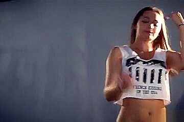 Honey brunette maried female Dani Daniels attending in amazing blowjob porn