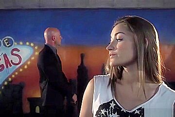 Honey brunette maried female Dani Daniels attending in amazing blowjob porn