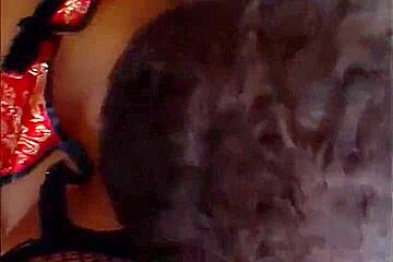 Horny Bitch Working Two Cocks In Her Mouth And Fuck Holes