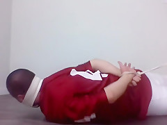 Horny Football Player Jerks Off