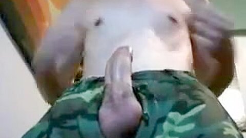 Horny Gay Twink Sagging In Army Pants