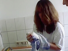 Horny German Milf Masturbating Before Her Dude Bangs Her Hard
