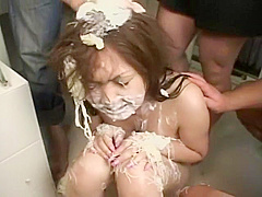 Horny Japanese girl Mai Kaoru in Hottest Showers, Gangbang JAV movie