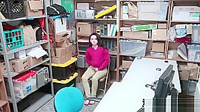 Horny Officer Questioning A teen 18+ Bitch With His Wiener