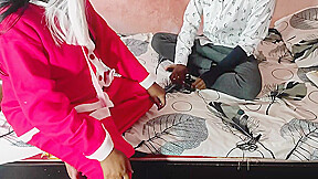 Horny Saauteli Bahini Naughty Bayera Chike Ladoma Tesko Sauteli Baiko , Merry Xmas Santa Claus Sex
