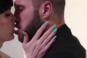 Horny Tgirl boss Natalie Mars hot office sex with coworker