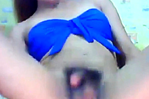 Horny asian tranny jerking infront of you