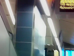 Horny blonde chick making out