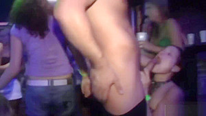 Horny girls have fun at the party