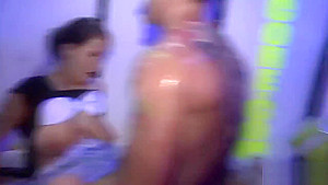 Horny girls have fun at the party