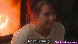 Horny pornstar in Incredible Fingering, Lesbian porn scene